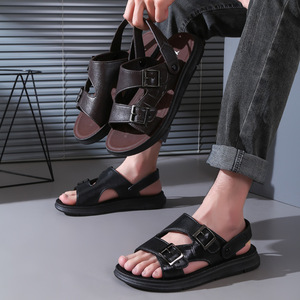 <span class=keywords><strong>Sandali</strong></span> da Uomo Estivi 2025 con Plateau e Stampa Leggeri Scarpe Casual Open Toe con <span class=keywords><strong>Suola</strong></span> Morbida Antiscivolo in PVC Traspiranti da Esterno - Product Image 3