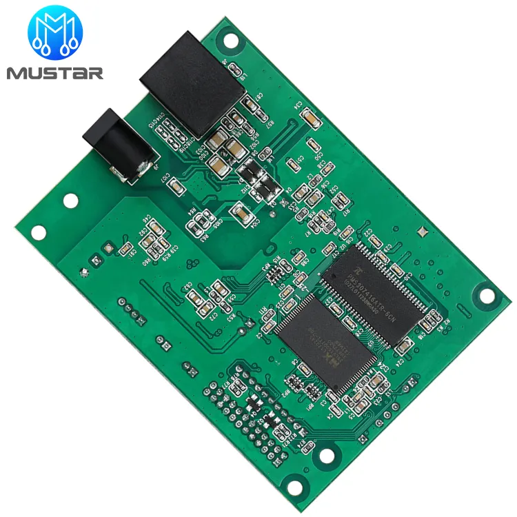 Fábrica de placa PCB Rogers de 0,2mm de una sola capa verde de gran capacidad, proveedor de PCB y PCBA de servicio OEM de China