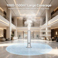 Diffuseur de parfum sans eau contrôlé par application, 500 ml, en métal, sur pied, silencieux, multi-scènes, pour hôtel, SPA, camping-car, garage, maison, usage commercial