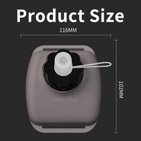 Bouteille d'eau sport transfrontalière Zhejiang pour poignet, 200 ml, en silicone de qualité alimentaire, résistante à la chaleur, portable pour l'extérieur