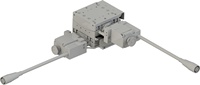 YK-AB6075 Plateau multi-axes à oscillation en arc de haute précision, 5,5 degrés, charge de 5 kg, vis à billes, moteur pas à pas, roulement CNC, alliage d'aluminium