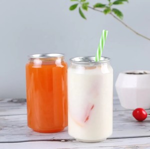 250ml 330ml 500ml nhựa PET bong bóng sữa trà nước cà phê nước giải khát đóng hộp kéo vòng dễ dàng mở cuối Pop soda có thể - Product Image 6