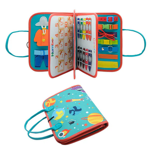 Feutre Non Toxique Éducation Précoce <span class=keywords><strong>Montessori</strong></span> Apprendre Jouet Planète Thème Activité Occupé Conseil Sac Sensoriel pour Enfant Préscolaire - Product Image 6