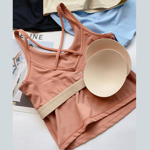 Chaleco Deportivo Transpirable Xiyang Muxue de Spandex/Nylon con Almohadillas para el Pecho, para Fitness, Yoga, Entrenamiento, Corte Ajustado, Sin Mangas, para Verano - Product Image 2