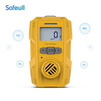 Safewill Usine Prix De Gros ES20D Portable Analyseur De Gaz De Méthane À Piles GPL Fuite Phosphine PH3 Détecteur De Gaz Jaune