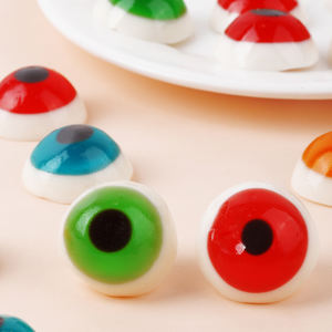 Fabricante Chino de <span class=keywords><strong>Dulces</strong></span> de Goma, Venta al por Mayor de Golosinas con Sabor a Frutas Mixtas, Gomitas Halal con Forma de Ojo - Product Image 4