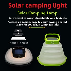 Lámpara LED <span class=keywords><strong>Solar</strong></span> para Camping, Plegable e <span class=keywords><strong>Inflable</strong></span>, con Resistencia al Agua IP66 y Control Táctil - Product Image 2