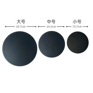 Silicone Round Placemat Anti Slip Heat Resistant Table <b>Mat</b> For Kitchen Dining Use - Product Image 5