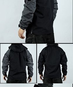 Chất Lượng Cao Ngụy Trang Áo Khoác Người Đàn Ông Của Mùa Đông Ngoài Trời Không Thấm Nước Chiến Thuật Áo Khoác Chiều Dài Trung Bình <span class=keywords><strong>Multicam</strong></span> Áo Khoác - Product Image 6