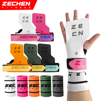 Poignées de CrossFit Zechen Fitness en caoutchouc naturel antidérapantes, protection des paumes, sans craie, logo personnalisé, vente en gros, approvisionnement en vrac