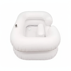 อ่างสระผมแบบเอนได้พร้อมที่นั่งปรับระดับได้สำหรับร้านเสริมสวย - Product Image 1