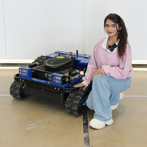 CE EPA Approved All Terrain Grass Cutting Machine Agriculture Rubber Tracks <b>Remote</b> <b>Control</b> <b>Robot</b> Lawn Mower - Product Image 3