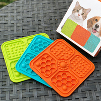 Tapis de léchage pour animaux de compagnie en silicone de qualité alimentaire, écologique, durable, portable, pour chiens et chats, bol de nourriture à libération lente