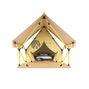 פולי-עץ גללמפינג אוהל de lux למכירה עם חדר אמבטיה לחג
