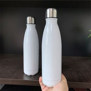 Travel Cola Shape Sports 17Oz Tumbler Drinking <b>Bottle</b> Leak Proof Water <b>Flasks</b> for White Sublimation - Product Image 2