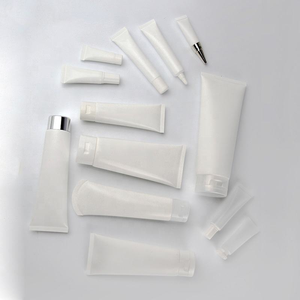 Tubo Cosmético de Plástico Blanco Personalizable para Crema para la Piel, Crema de Manos, Envase con Tapa - Product Image 3