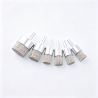 Brosse de débavurage rotative industrielle 1 mini, outil de polissage non-abrasif en oxyde d'aluminium, OEM, bricolage, pièces automobiles, traitement des métaux