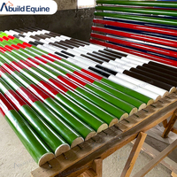 ABUILD Poteaux de saut équestre robustes en plastique avec un diamètre de 10 cm, options de longueur de 300 cm/350 cm et différentes couleurs, fabriqués en Chine