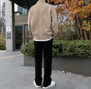 Ropa de Calle de Punto con Diseño Hip Hop y Cárdigan de Alta Calidad para Suéter de Punto Personalizado 2026 Ropa de Calle para <span class=keywords><strong>Hombre</strong></span> - Product Image 4