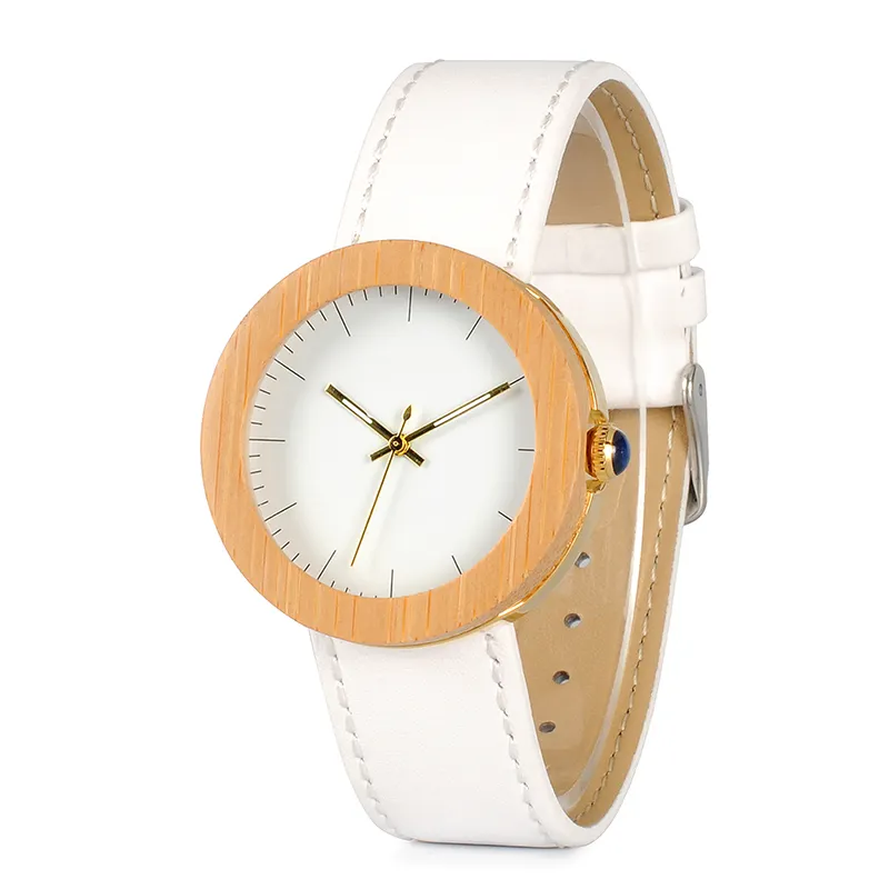 BOBO BIRD Women Wooden Watch Wood Ring Golden Case lady Wristwatches Quartz Watches Wrist custom