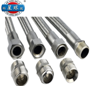 Yüksek Basınçlı Yüksek Sıcaklığa Dayanıklı Paslanmaz Çelik Tel Örgülü Esnek Metal Hortum - Product Image 2