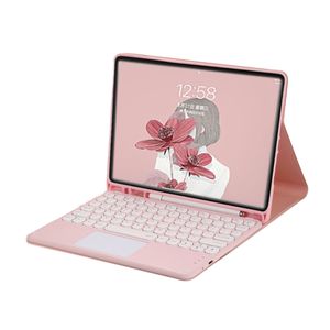 Funda magnética de cuero PU de 3 pliegues para iPad Air 4 5 10th 10,9 Pro 11 pulgadas Incluye extraíble para teclas de teclado táctil <span class=keywords><strong>Bluetooth</strong></span> - Product Image 3