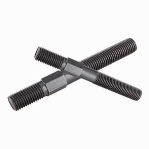 Pernos/Tornillos de Rueda de Acero Aleado con Cabeza Hexagonal, Galvanizados en Zinc, Grado 10.9, con Doble Rosca y Tuercas, Personalizados para Automóviles - Product Image 2