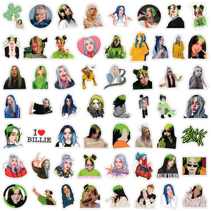 55PCS USA Girl Singer Music Album Qu'est-ce que j'ai fait pour Billie Eilish Sticker - Product Image 3