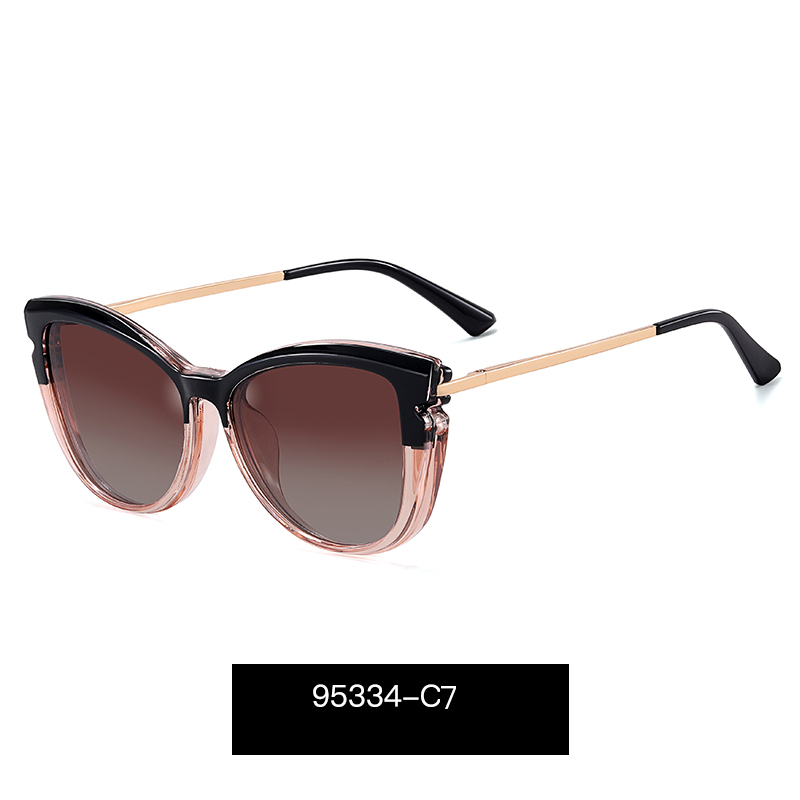 C7 Black-Transparent brown/Gradient gray