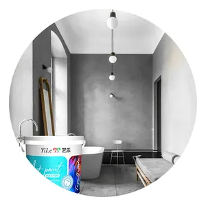 Pintura de hormigón limpio Yile Pintura a base de agua y pintura de textura de cemento de pared exterior