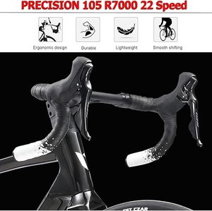 Bicicleta de Carretera de Fibra de Carbono 700C de Alta Calidad, 105 <span class=keywords><strong>R7000</strong></span>, 22 Velocidades, Freno de Disco, Pedal Ordinario, Ecológica, para Hombre y Mujer - Product Image 5