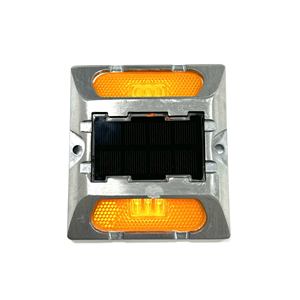 Reflector de Carretera con Batería Ni-MH, LED Solar, IP68, Luz Ámbar Intermitente, Reflector de Plástico, Color Personalizado, Ojos de Gato, <span class=keywords><strong>Seguridad</strong></span> Vial - Product Image 3