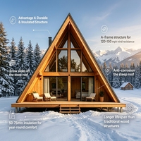 Maison Conteneur Pliante Préfabriquée Modulaire Triangulaire 39 m² Montage Rapide Moderne Respirante Garantie 30 Ans