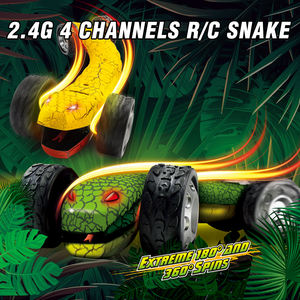Auto RC Serpente Ricaricabile con Telecomando 2.4G, Grande Giocattolo di Simulazione con LED Serpentor, Rotazione Estrema a 360 Gradi - Product Image 2