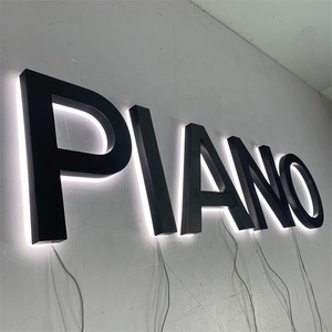 Nhôm Tường Dấu Hiệu 3D Chữ Cái Bảng Chữ Cái Thép Không Gỉ Backlit <span class=keywords><strong>LED</strong></span> Kênh Chữ Cho Quảng Cáo Phòng Tiếp Tân Dấu Hiệu - Product Image 2