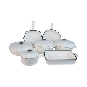 Bộ nồi chảo LOVFE bán buôn, tráng men, 7 món, chất lượng cao, bộ tốt nhất, chống dính, bằng gang - Product Image 1