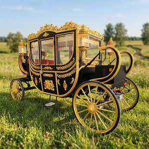 Charrette de transport électrique spéciale pour visites touristiques, calèche royale de mariage à vendre - Product Image 1