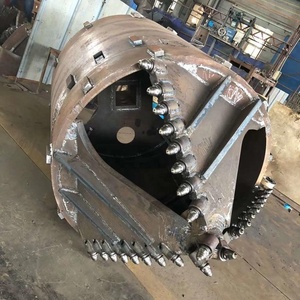 <b>Drilling</b> Machine Parts Rotary <b>Drilling</b> Rig Double Bottom <b>Auger</b> Bucket - Product Image 6