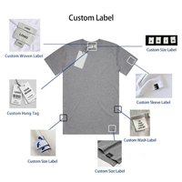 Camiseta de Manga Corta para Hombre, Nueva de Fábrica, con Logotipo Personalizado, Unisex, 100% Algodón Jersey, Diseño Sólido, Corte Regular, Impresión Serigráfica