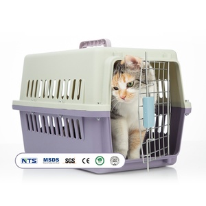 Transportadoras de Mascotas con Logotipo Personalizado, Varios Tamaños, Portátiles, de Plástico, Aprobadas por Aerolíneas, para Perros y Gatos - Product Image 1