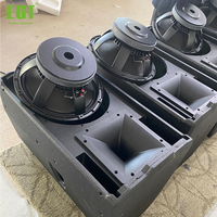 Egt Line Array Haut-parleur passif 1400w Peak Birch Plywood Boxes Single 10 Inches 2 With Erse Crossover for Church School Ktv