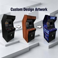 Machine de jeu d'arcade verticale pour 2 joueurs, équipement de combat d'arcade commercial et domestique sur pied