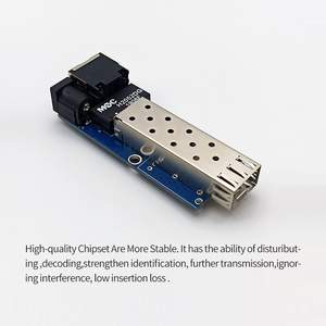 1000Mbps <strong>1</strong>.25G SFP LC Fiber Optic <strong>Port</strong> <strong>to</strong> RJ45 <strong>Port</strong> SingleMode Single Dual Fiber Optic Mini Media Converter PCB Board - Product Image 5