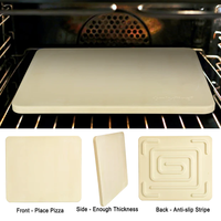 Planche à pizza en céramique cordiérite, isolation thermique, résistance aux hautes températures, brique réfractaire pour pizza cuite sur pierre
