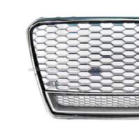 Prix d'usine : Pièces automobiles pour mise à niveau et modification, Calandre en nid d'abeille chromée avec cadre inférieur pour Audi A7 RS7 C7 2009-2015