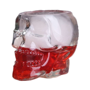 แก้วไวน์ใสดีไซน์แบบ <span class=keywords><strong>headshot</strong></span> ขนาด80มล. ที่ทันสมัยเป็นมิตรกับสิ่งแวดล้อมสำหรับใช้ในบ้านปรับแต่งได้สำหรับดื่มเบียร์และวิสกี้ - Product Image 6