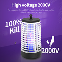 Saijzek alta eficacia Bug Zapper alto voltaje ecológico trampa electrónica eléctrica lámpara para matar mosquitos con LED UV