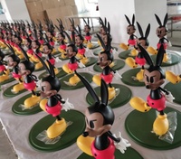 Sculpture d'animaux en résine personnalisée à prix de gros, décoration artistique de haute qualité, cadeau de festival, jouets