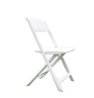 Chaises pliantes d'extérieur en plastique à prix abordable, mobilier de jardin empilable en plastique PP imitation rotin
