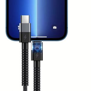 สายชาร์จเร็ว USB แบบมีโลโก้สั่งทำได้ ขนาด 3 ฟุต 6 ฟุต 2.1A 20W สำหรับโทรศัพท์รุ่น 14 13 12 11 8 7 6 Pro Max PD 20w USB-C - Product Image 6
